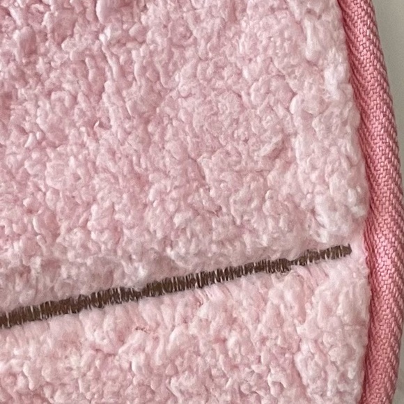Hello Kitty Plush Pink Bathmat Area Rug Non-Slip Backing 22" wide x 18"tall - Picture 6 of 6